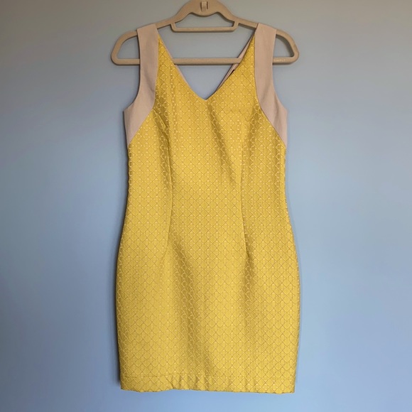 Yellow Sleeveless Dress - Large - Picture 1 of 8